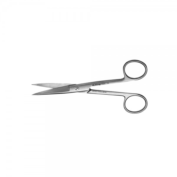 Schere Chirurgie #23 gebogen, spitz 14,5cm