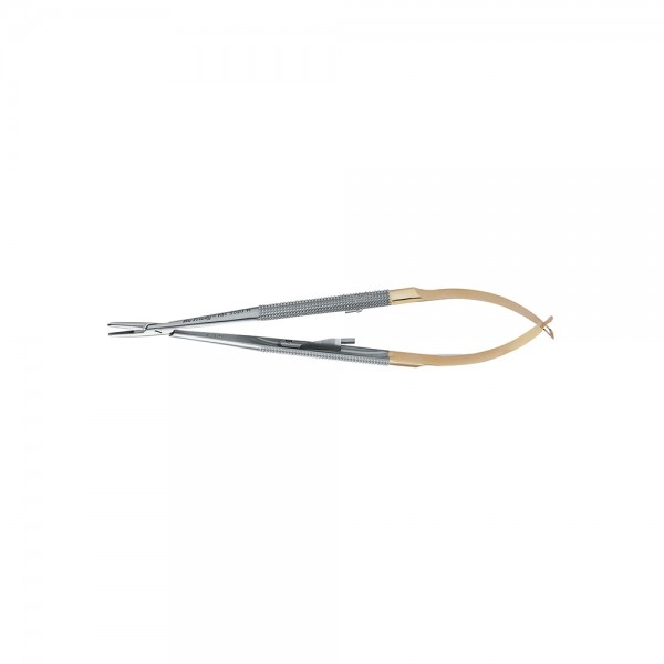 Nadelhalter Castroviejo #5020R rund, PermaSharp, gerade 14cm